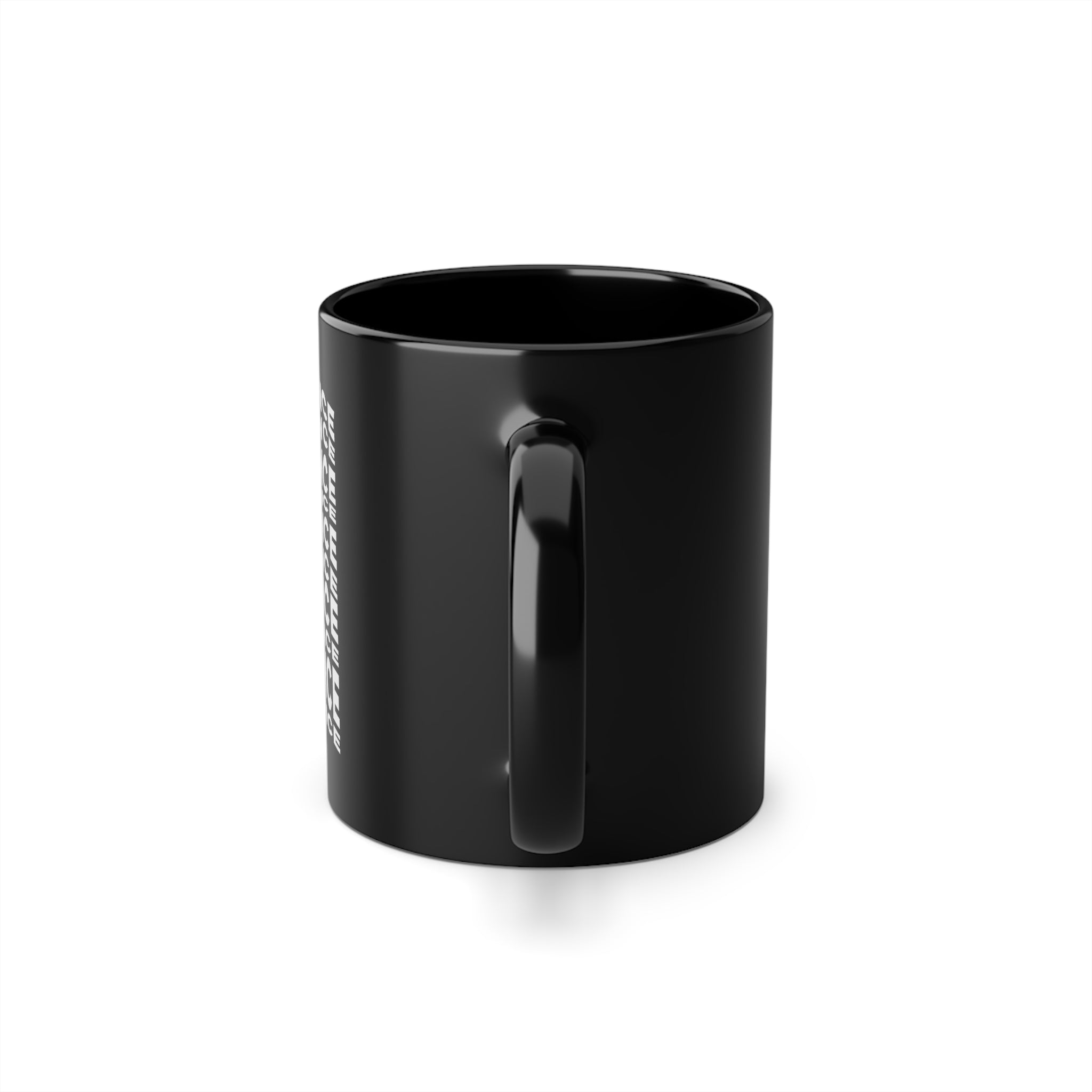 Schwarze Keramiktasse "Dog-Life-Balance"