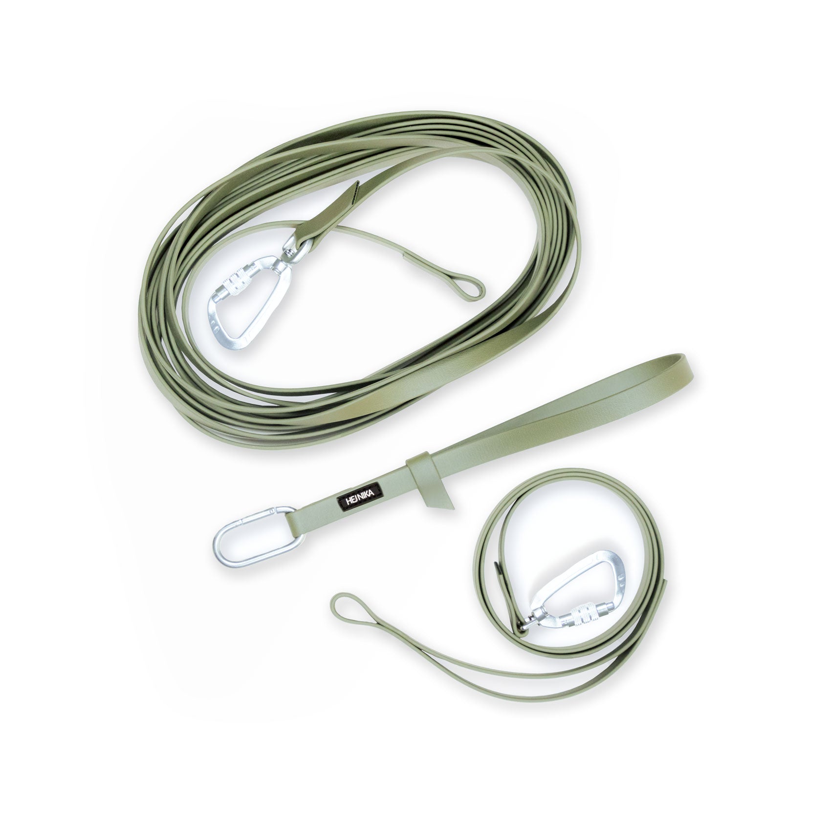 3-in-1 Schleppleine für Hunde aus Biothane zum Gassi gehen – robust, pflegeleicht & multifunktional – Hej Nika!