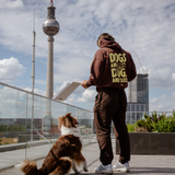 PRE ORDER | Pullover für Hundebesitzer "DOGS and SLICES" BROWN