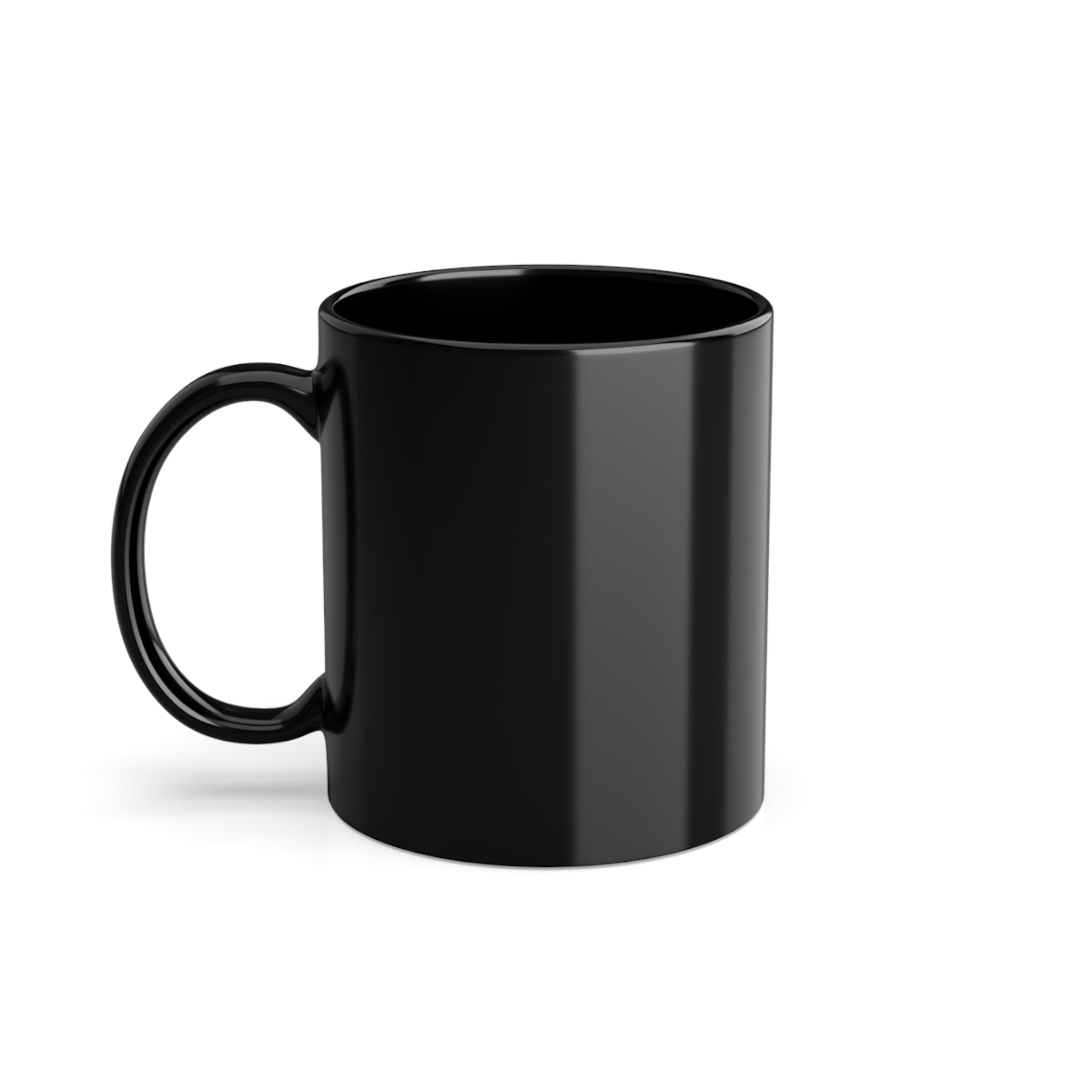 Schwarze Keramiktasse "Dog-Life-Balance"