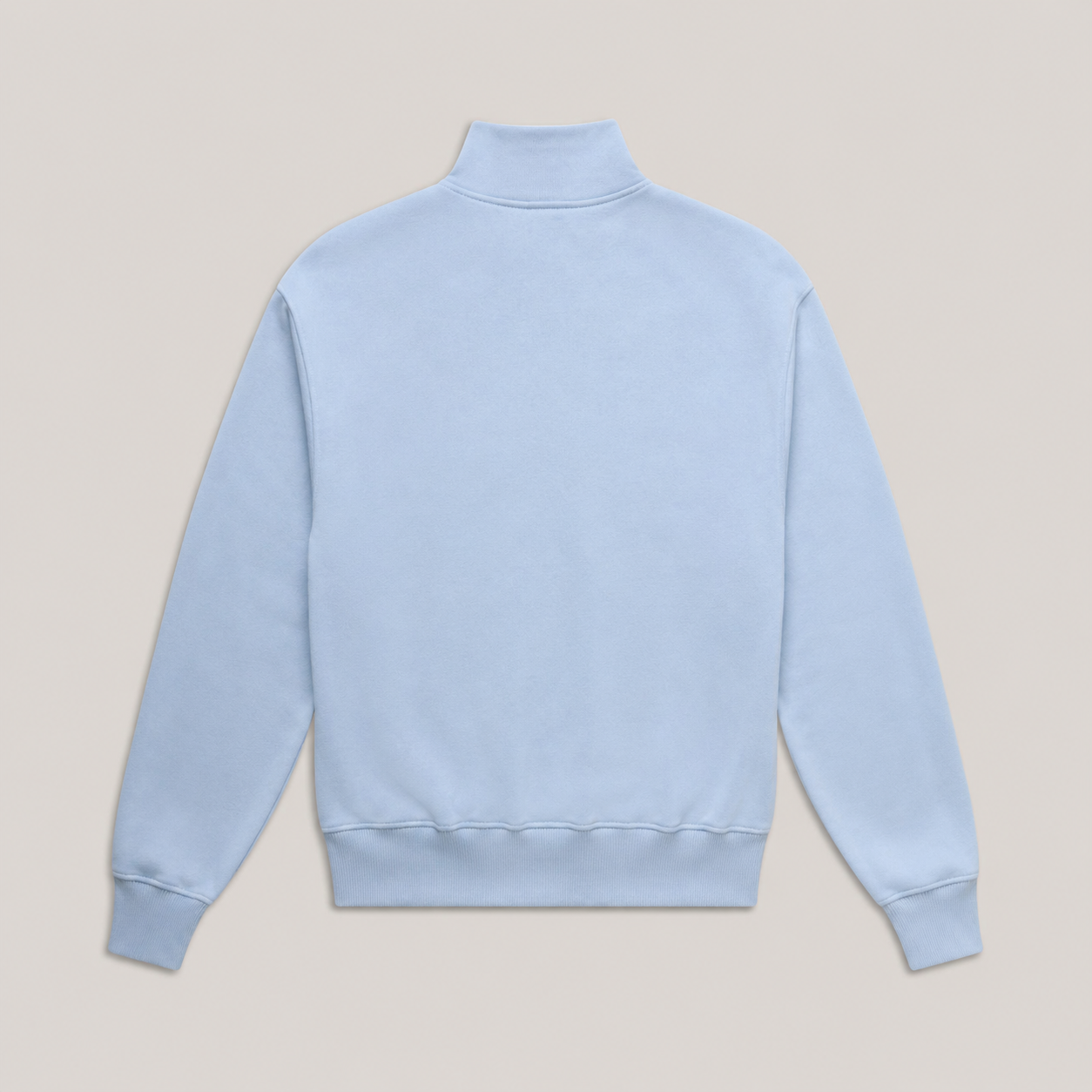 Half Zip für Hundebesitzer "Gassi Club" Light Blue
