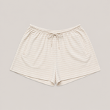 Shorts "Flared" Stripes | Beige