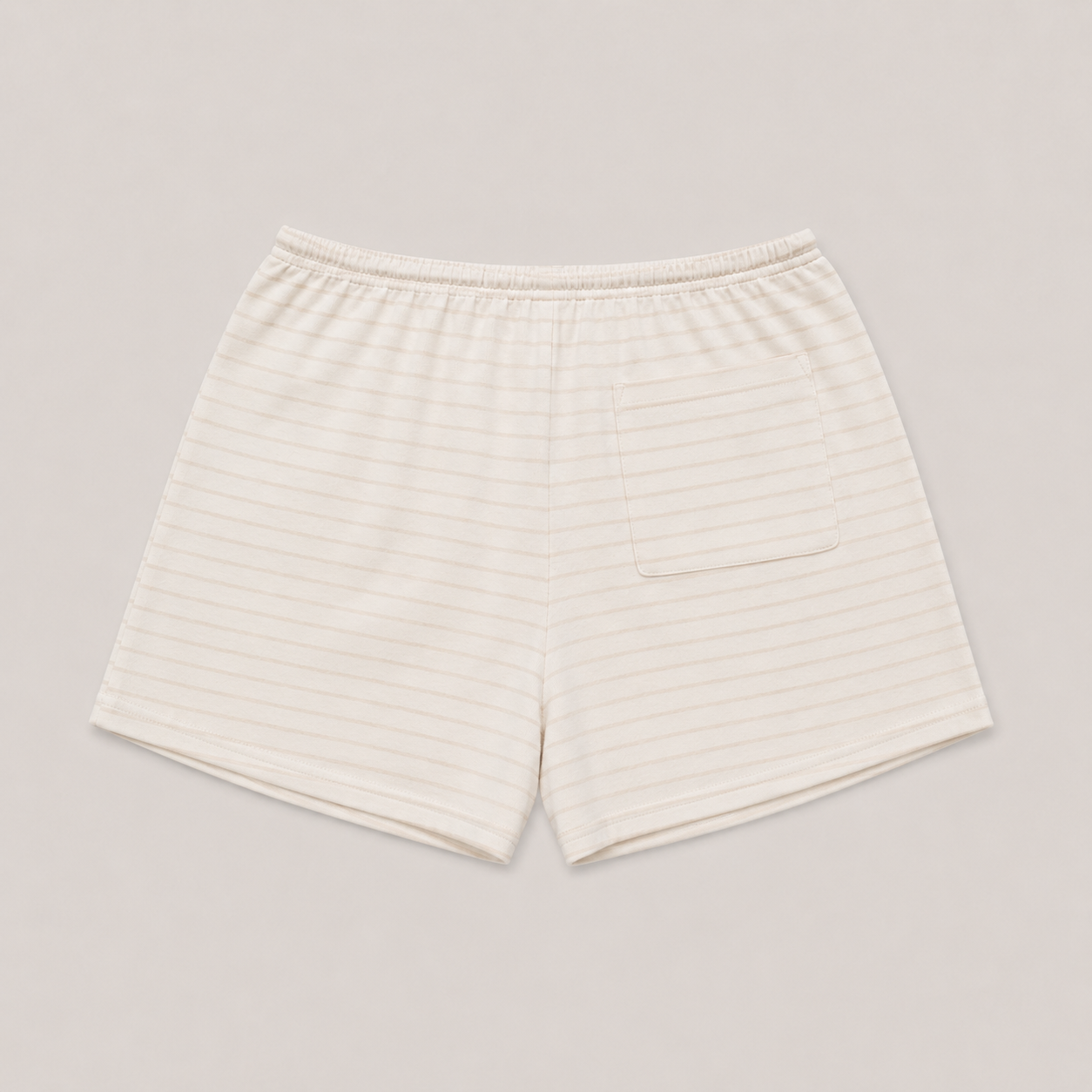 Shorts "Flared" Stripes | Beige