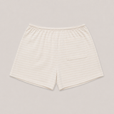 Shorts "Flared" Stripes | Beige