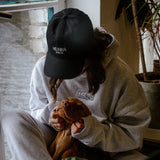 Bio Baumwoll Cap "HEJ NIKA" Black