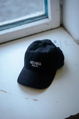 Bio Baumwoll Cap "HEJ NIKA" Black