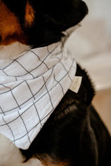 Hejnika Shop Hundehalstuch Musselin Kariertes Hundehalstuch