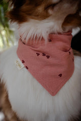 Hejnika Shop Hundehalstuch Musselin Valentines Day