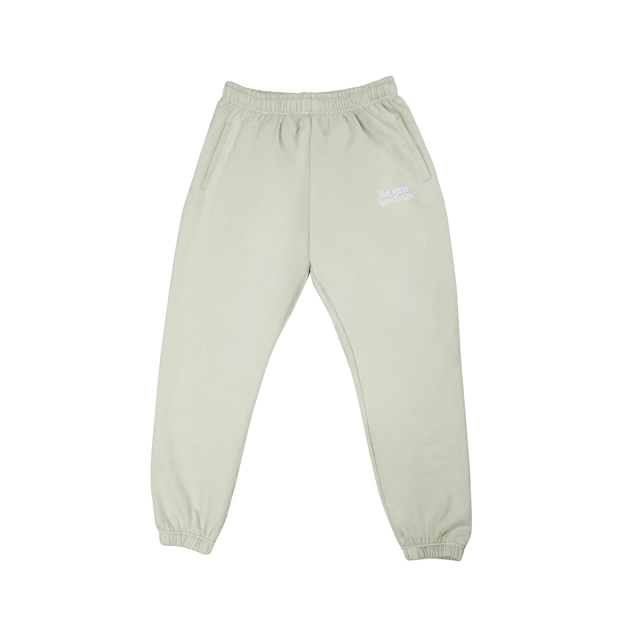 Unisex Jogginghose "HOT GIRLS HAVE DOGS" Sage