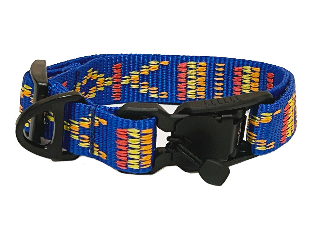 Hejnika Shop Merida Blue Hundehalsband aus Gurtband