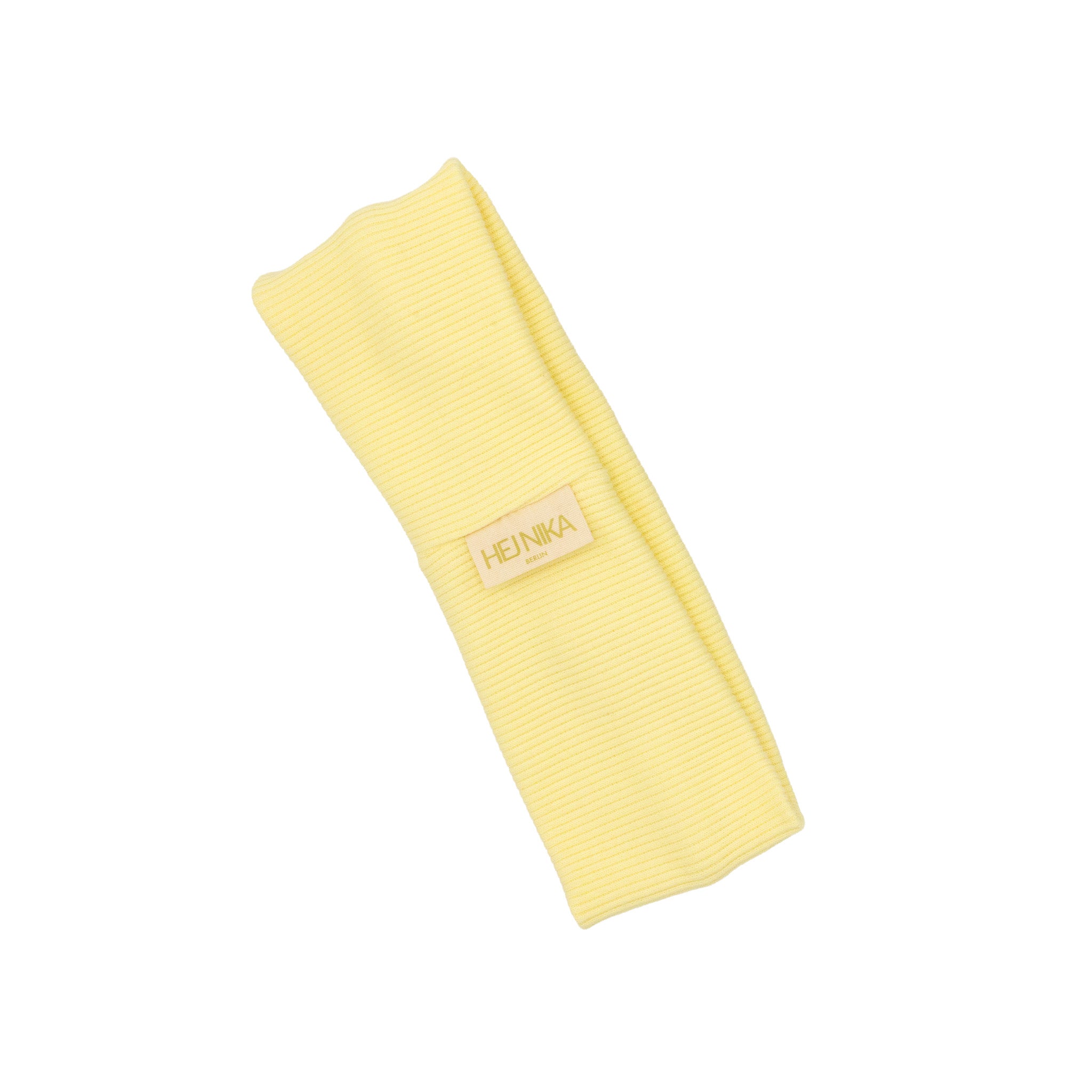 Hejnika Shop Ribbed Haarband Butter Yellow