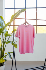 Unisex Bio-Baumwoll T-Shirt "DOG LIFE BALANCE" Pink