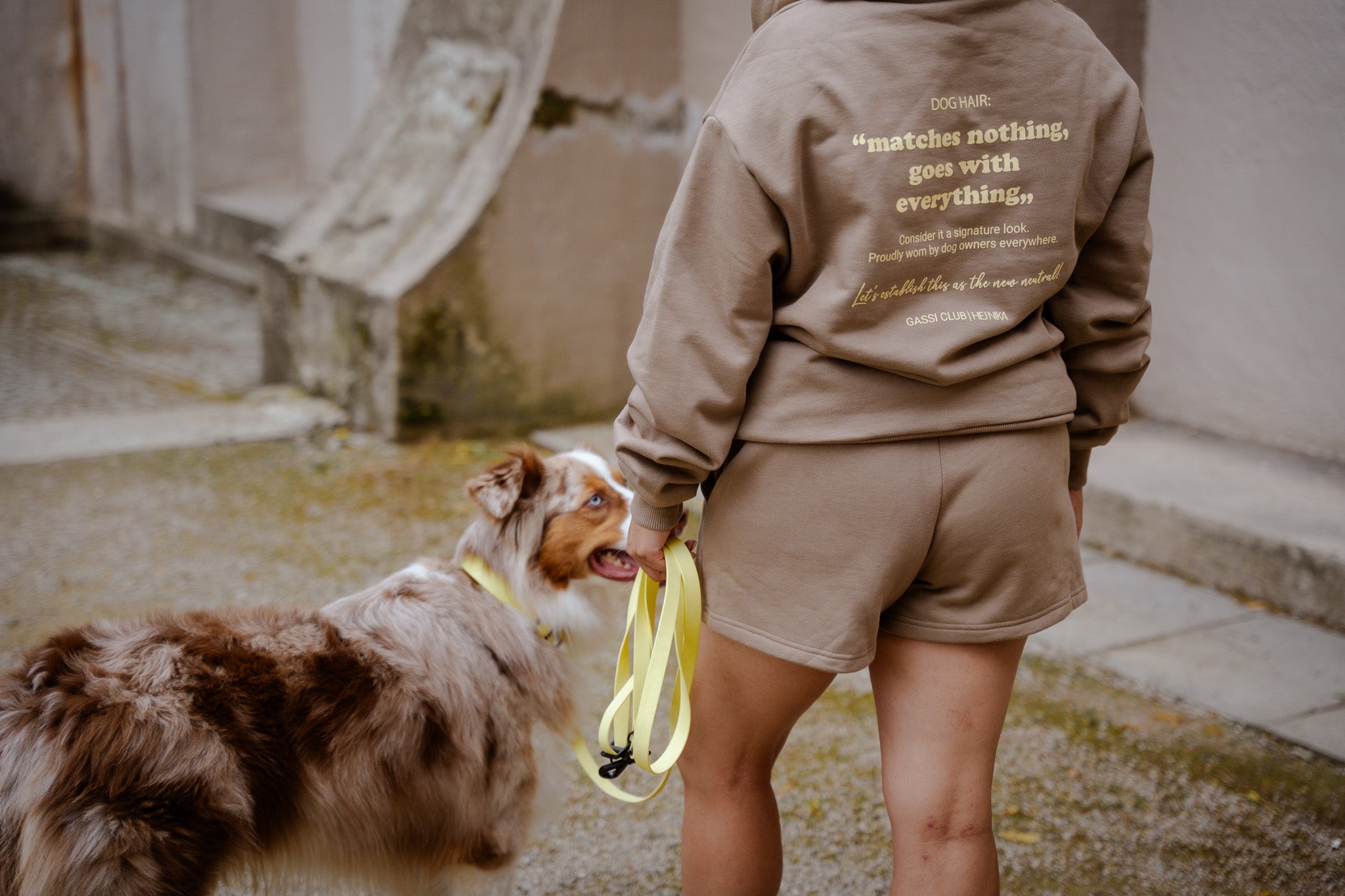 Hejnika Shop Zipper greige Gassi club yellow