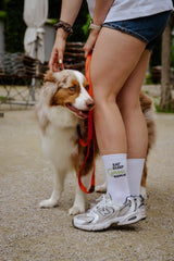 Hejnika Shop eat sleep gassi repeat Tennissocken