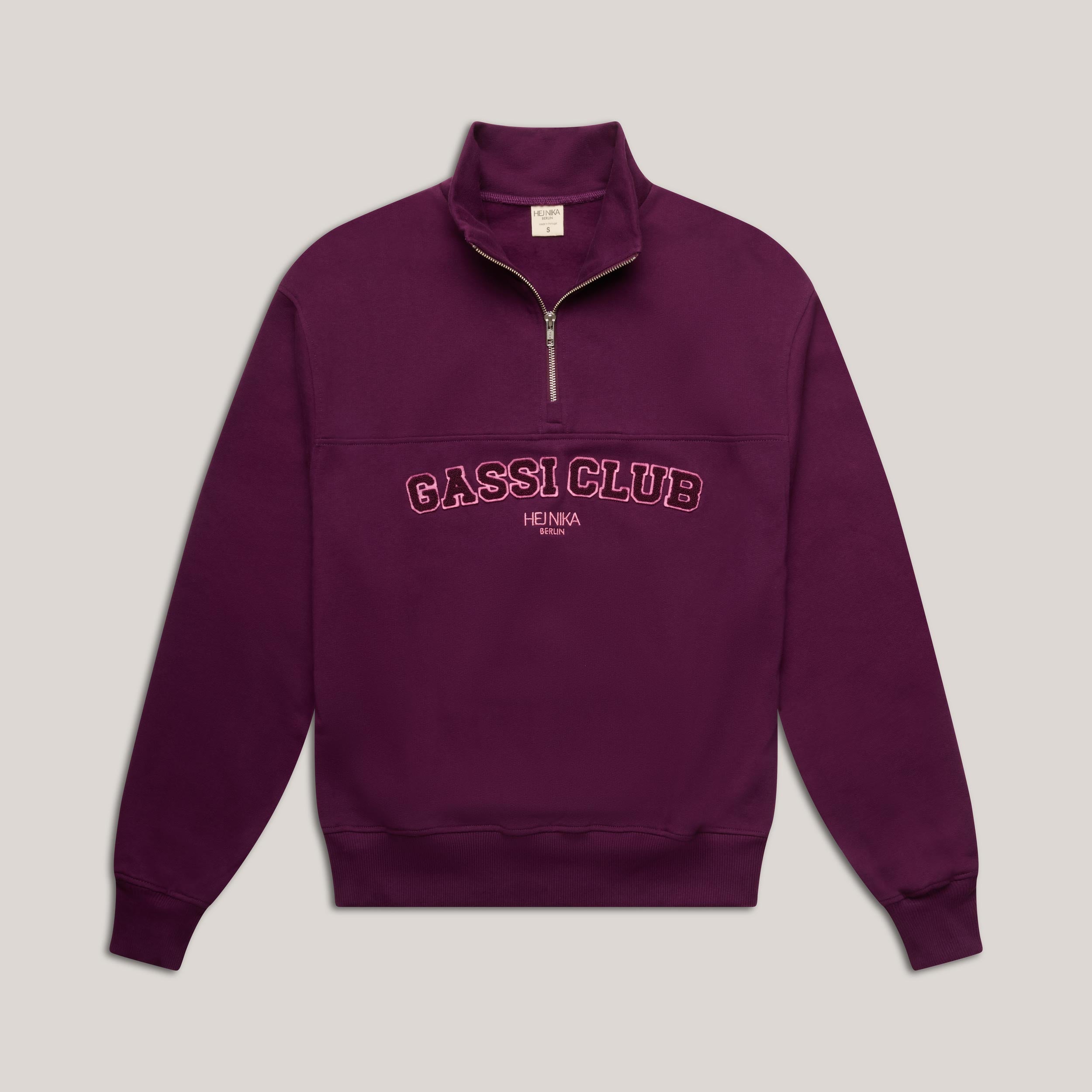 Hejnika Shop half-zip sweater Gassi club