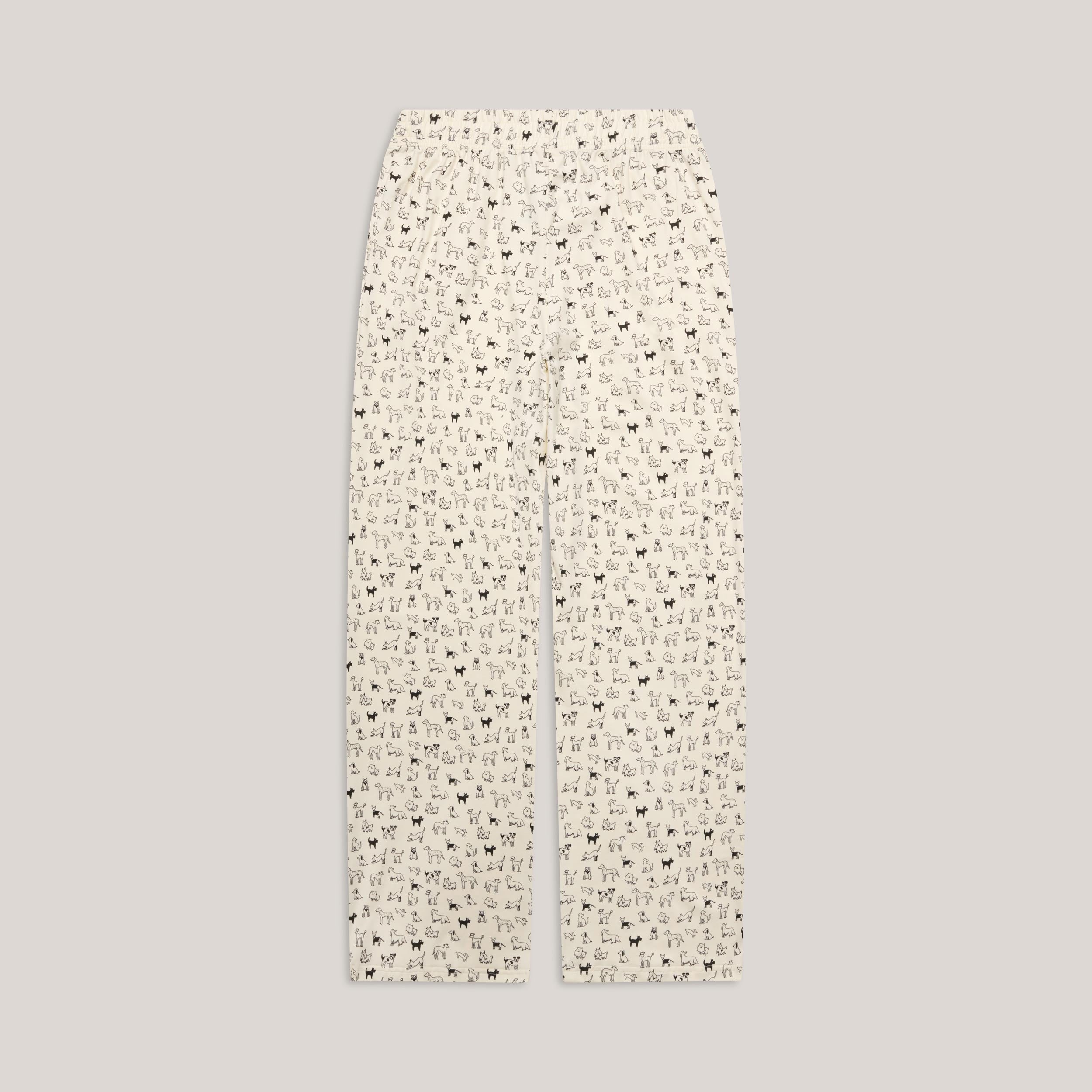 Hejnika Shop pyjama pants dog diversity offwhite
