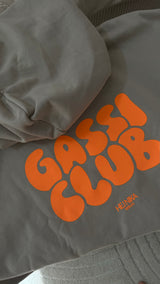 Unisex Hoodie "GASSI CLUB" Taupe