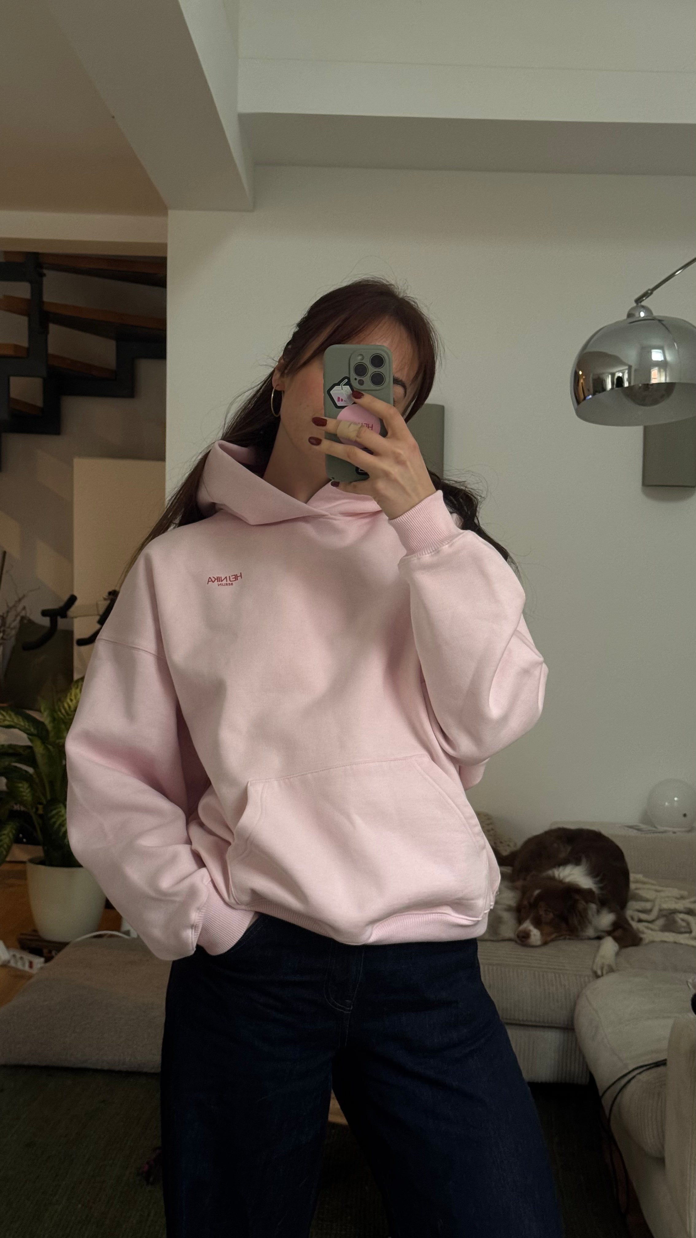 Hoodie für Hundebesitzer "GASSI CLUB" Rose