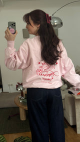 Sweater für Hundebesitzer "Stay In Bed" Rose