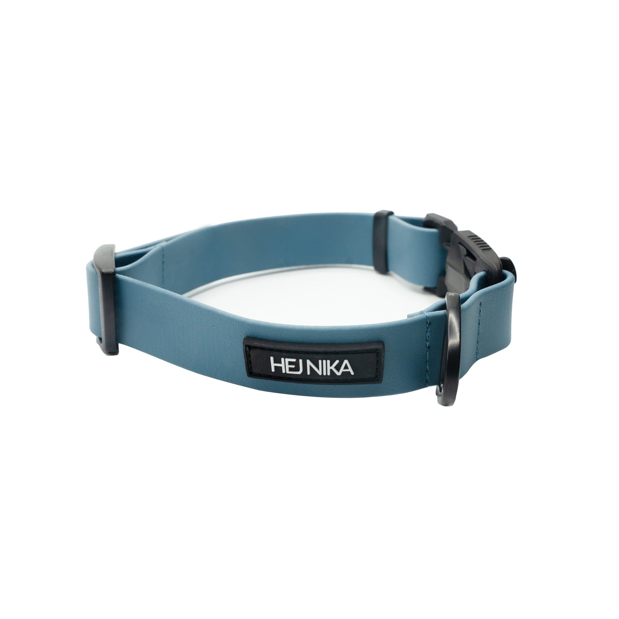 BioThane®-Material in Powder Blue – pflegeleicht, wasserfest & vegan – Halsband für Hunde – Hej Nika
