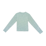 Gefaltetes Dog Diversity Pyjama Oberteil in Soft Mint – Bio-Baumwolle mit Hunde-Print – Hej Nika