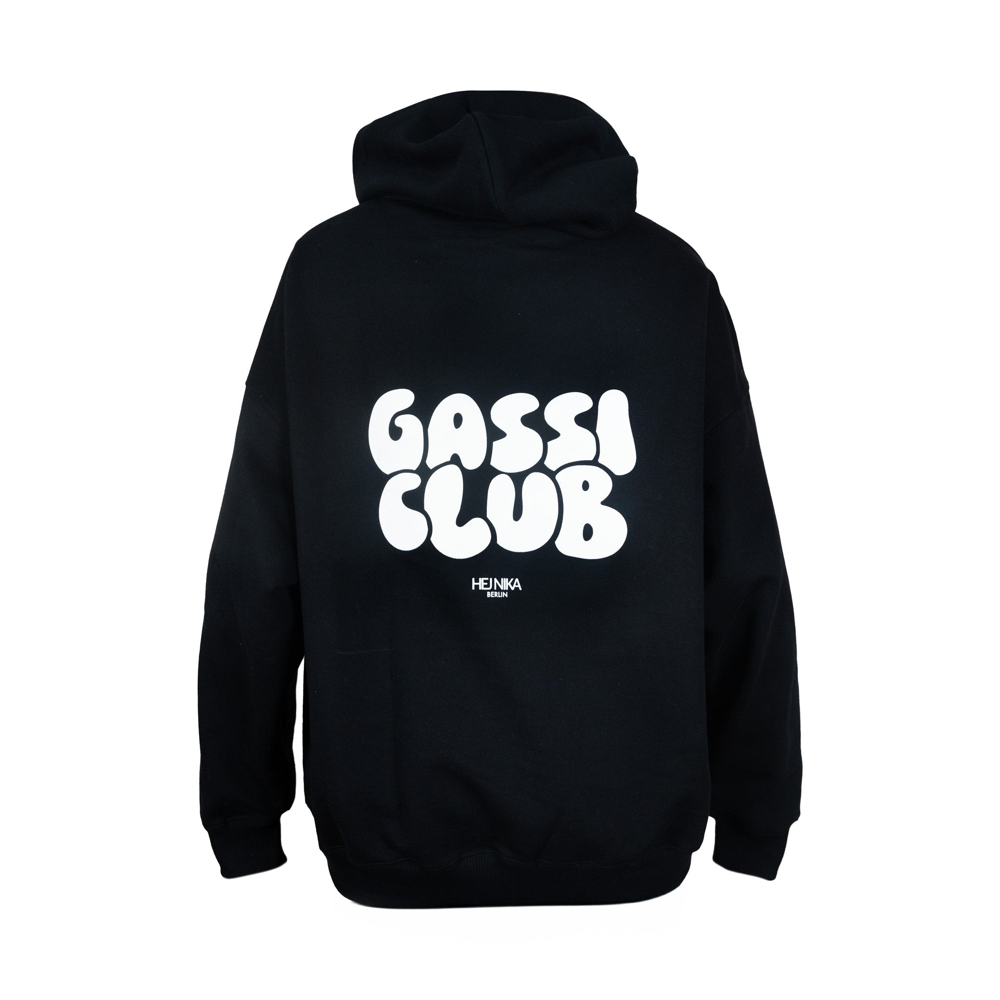 Gassi Club Pullover für Hundebesitzer – oversized, schwarz & nachhaltig – Hej Nika

