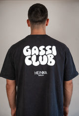 Hej Nika "GASSI CLUB" T-Shirt für Hundebesitzer mit hochwertigem Backprint in weiß – stylisch, nachhaltig & fair – 100% Baumwolle