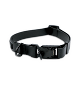 Hej Nika verstellbares Halsband für Hunde in schwarz aus Biothane – zeitloses Design, robust & pflegeleicht.
