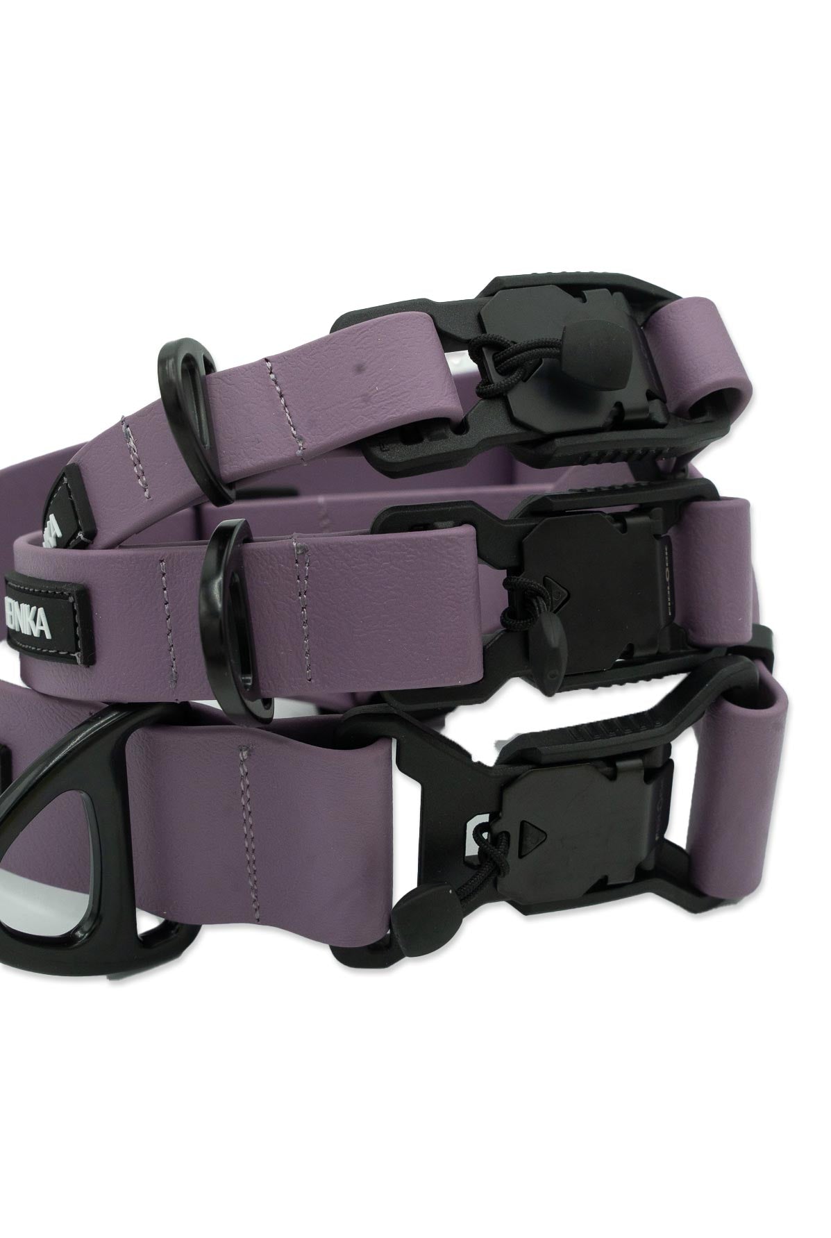 Hej Nika Halsband für Hunde mit FIDLOCK Magnezverschluss und verstellbar – aus BioThane – robust, pflegeleicht & nachhaltig