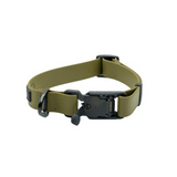 Halsband für Hunde in Olive – robust, verstellbar & vegan mit FIDLOCK Magnetverschluss – Hej Nika
