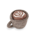 LATTE POP Hundespielzeug – Schnüffel-Kaffeebecher mit Latte Art und versteckten Leckerli-Taschen – Hej Nika