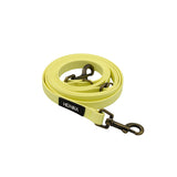 Umhängeleine für Hunde in Gelb – robust, verstellbar & vegan – nachhaltige Leine für Hundebesitzer – Hej Nika