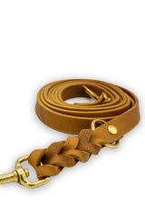 Fettlederleine Wall Street Cognac